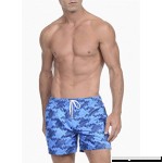 2XIST Men's Quick Dry Printed Low Rise Swim Short with Pockets Swimwear Estate Blue Geo Print B07D4VXHLC